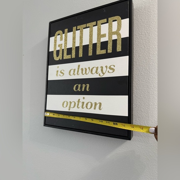 Glitter Always an Option Frame 🖼️ - Picture 3 of 4